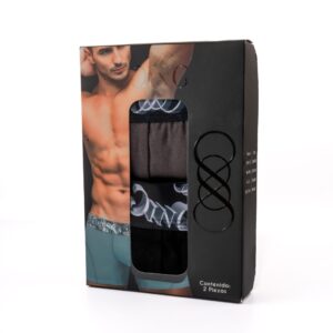 GINC Hombre Bóxer de algodón 2 Pack