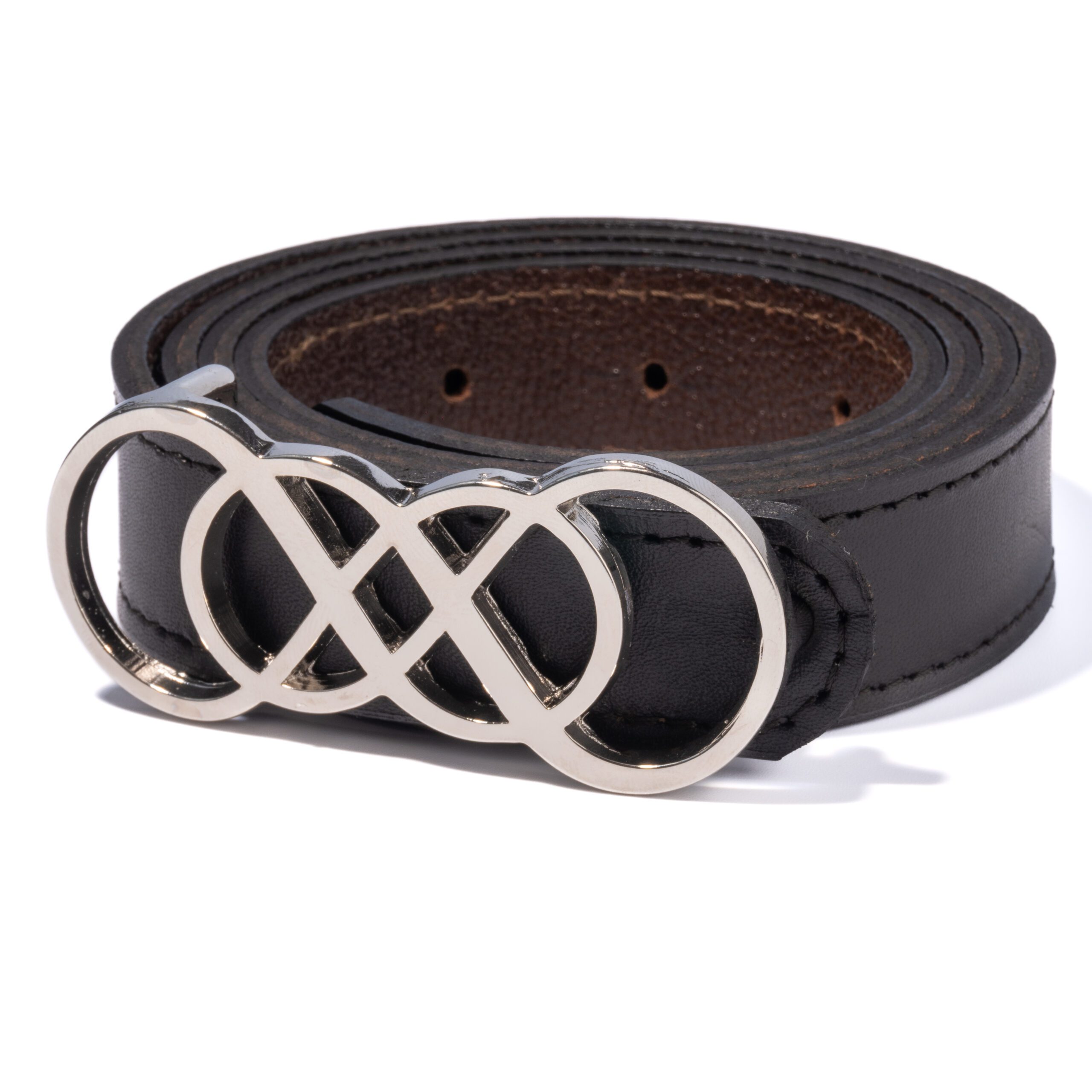 Cinturón Mujer con Hebilla Níquel Metal